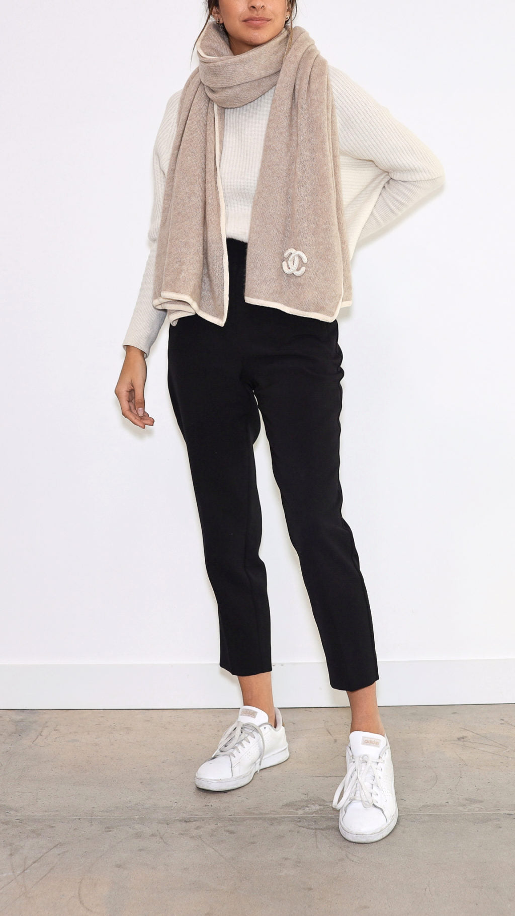 chanel designer scarf FASHIONPHILE