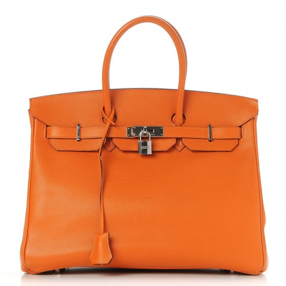product image of Epsom Birkin 35 in orange fashionphile