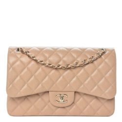 product image of beige chanel flap FASHIONPHILE