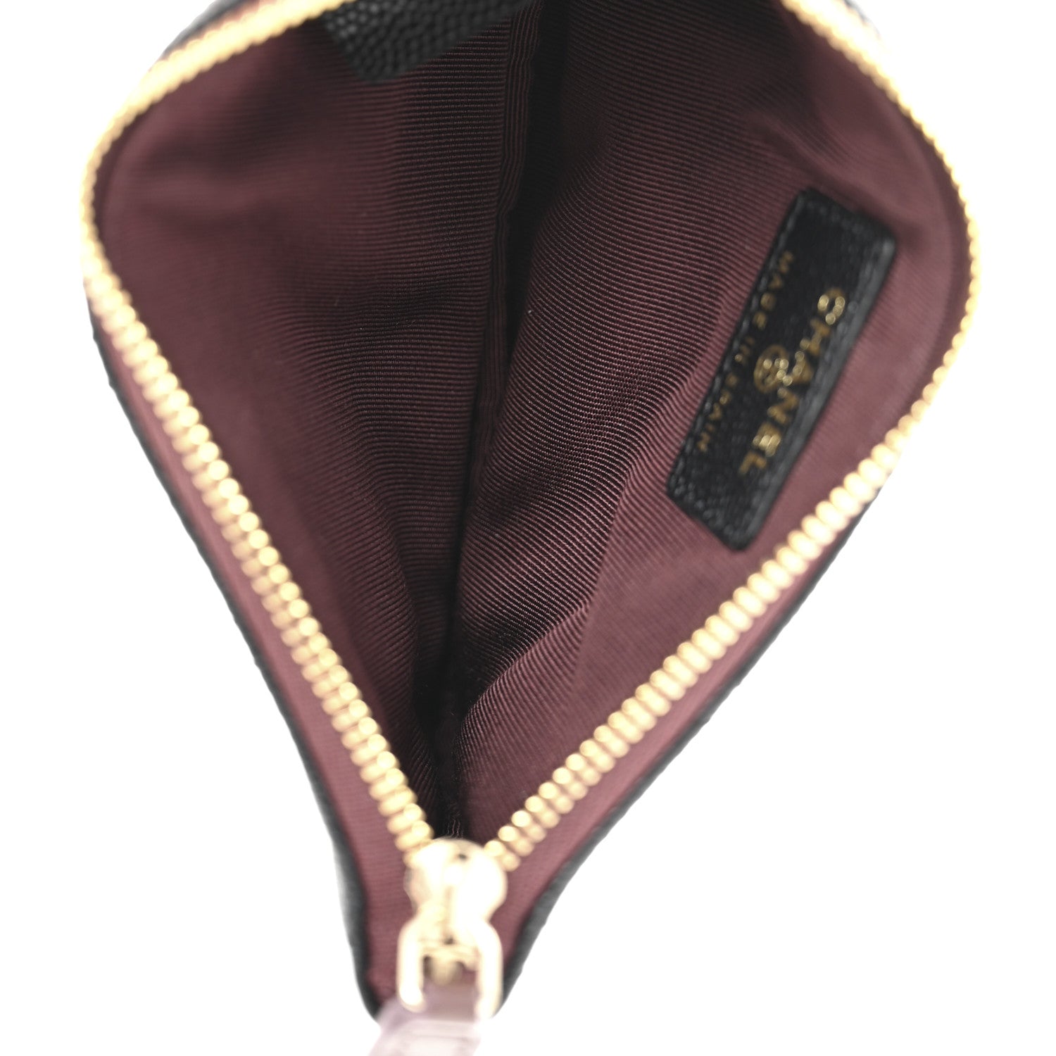 Chanel Caviar Quilted Small Cosmetic Case Black 5 of 8