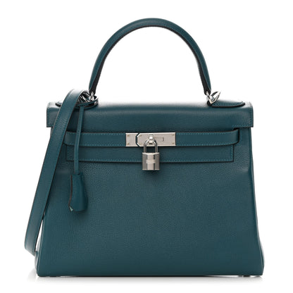 Hermes Evercolor Verso Kelly Retourne 28 Colvert Bleu Atoll 1 of 17