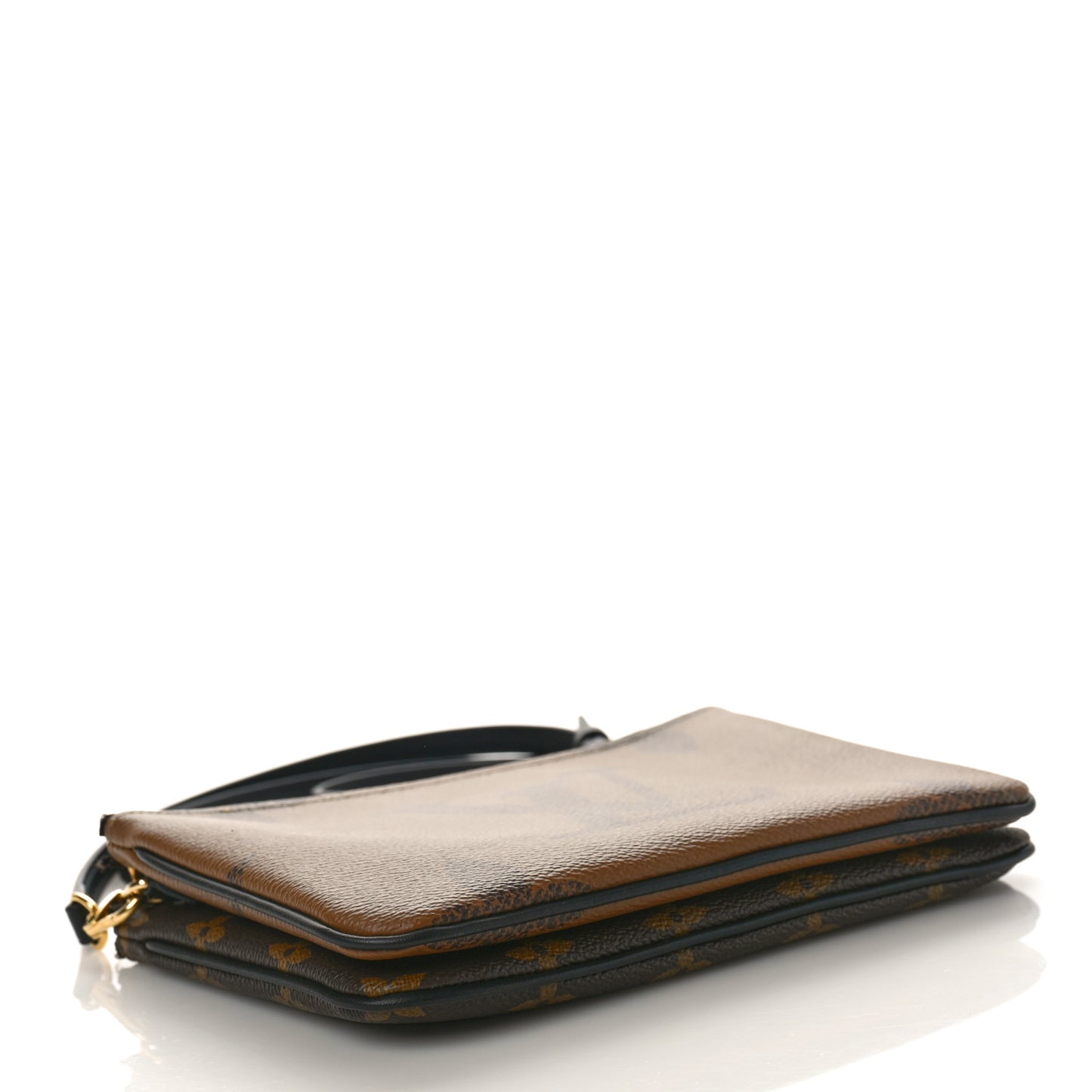 Reverse Monogram Giant Double Zip Pochette
