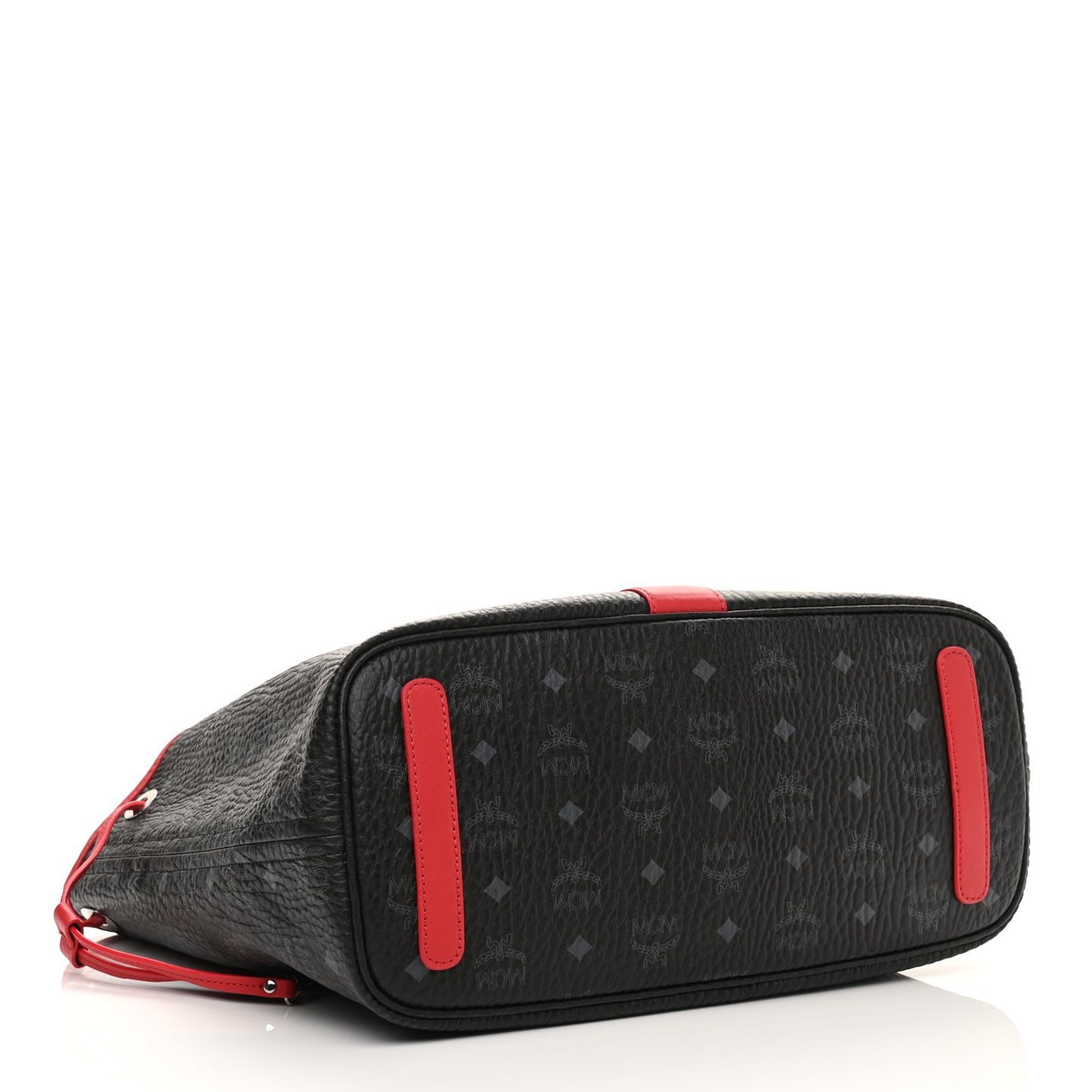 Visetos Medium Liz Reversible Shopper Tote Black Red