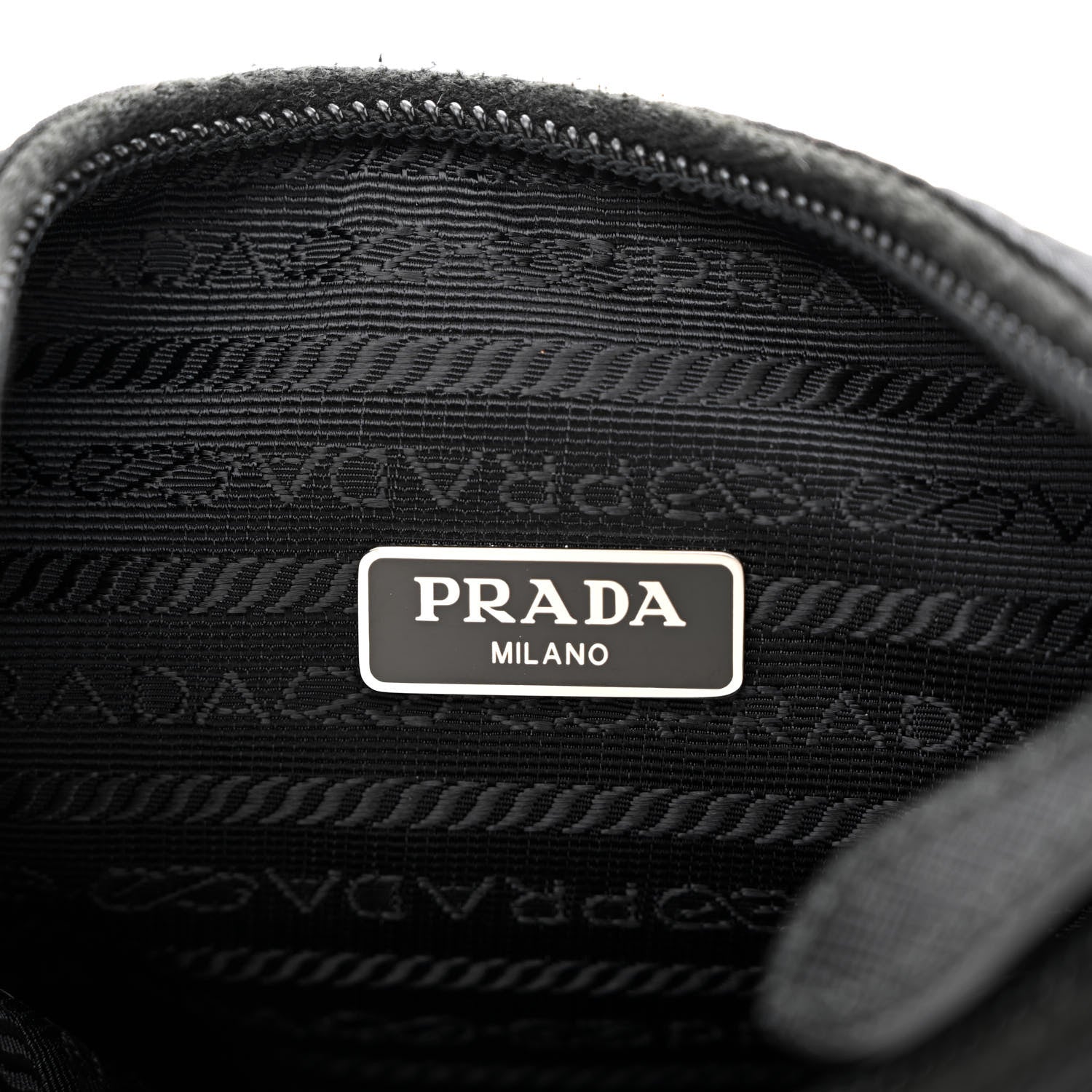 Prada Tessuto Nylon Mini Re-Edition 2000 Bag Black 6 of 17