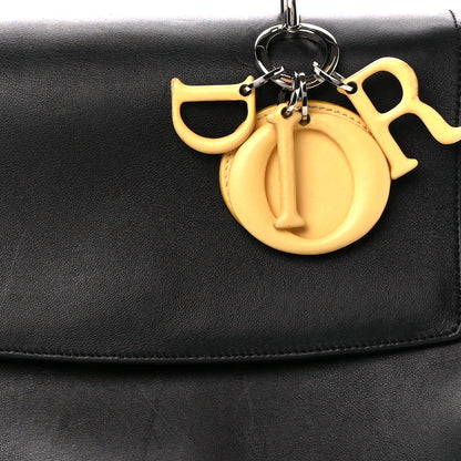 Christian Dior Smooth Calfskin Small Tri-Color Be Dior Flap Black Grey Yellow 8 of 11
