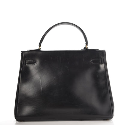 Hermes Box Kelly Retourne 32 Black 3 of 31