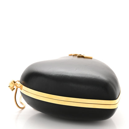 Saint Laurent Calfskin Monogram Love Box Bag Black 4 of 10