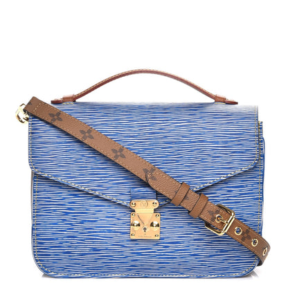 Louis Vuitton Epi Reverse Monogram Pochette Metis Denim Light 1 of 7