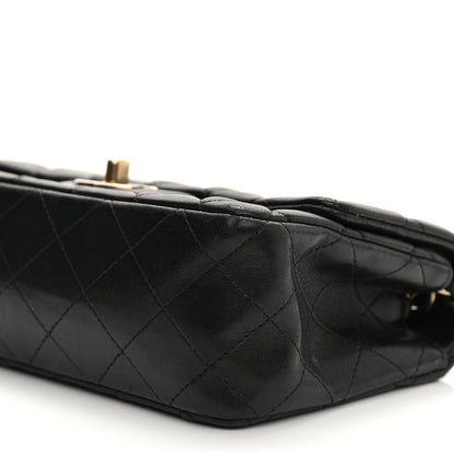 Chanel Lambskin Quilted Mini Rectangular Flap Black 10 of 10