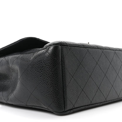 Chanel Caviar Quilted Maxi Double Flap Black 8 of 10