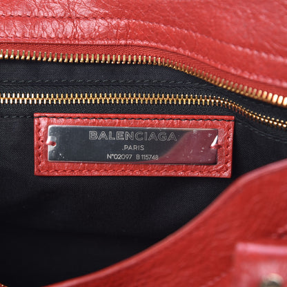 Balenciaga Agneau Classic Gold Hardware City Rouge Groseille 7 of 8