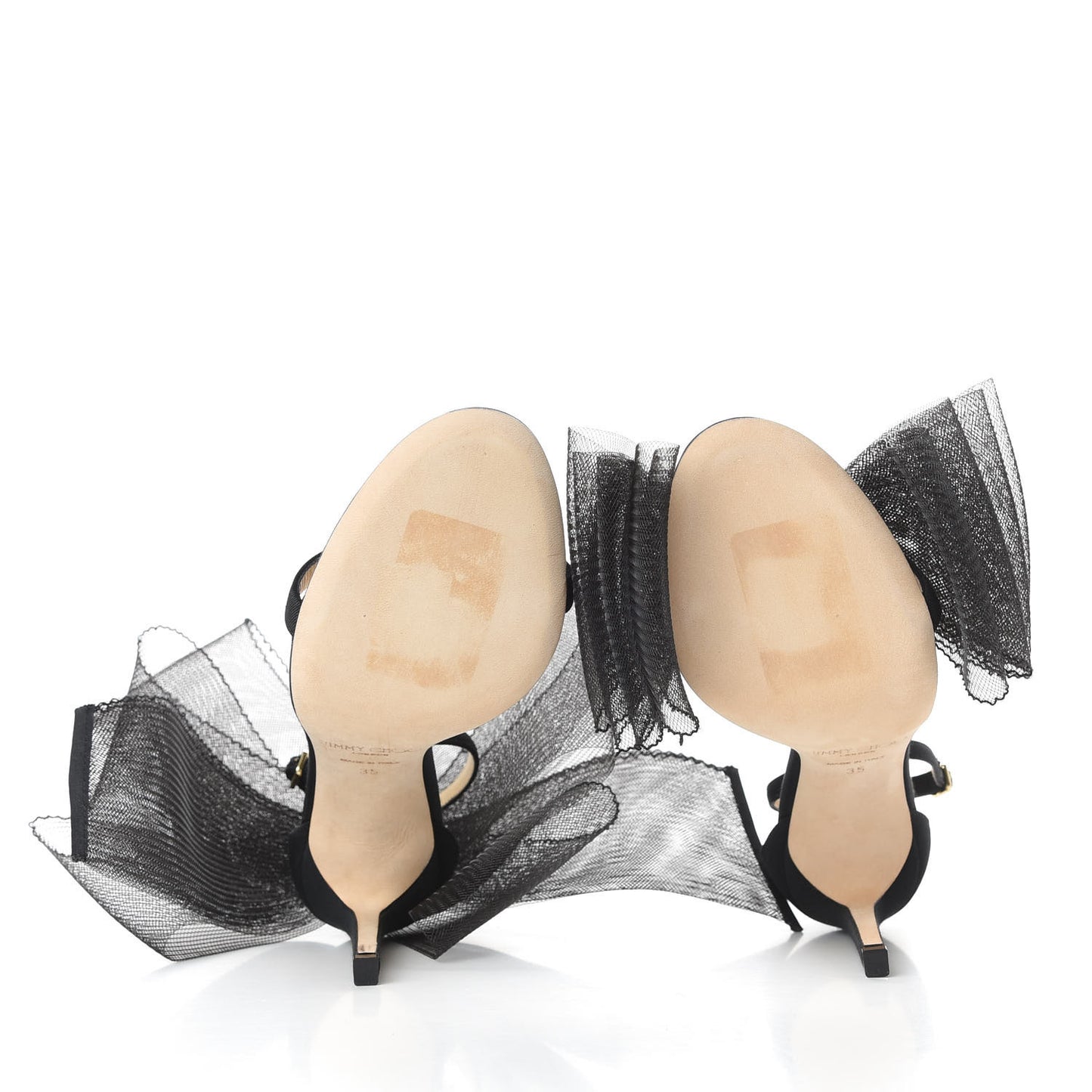 Grosgrain Aveline Bow 100 Sandals 35 Black