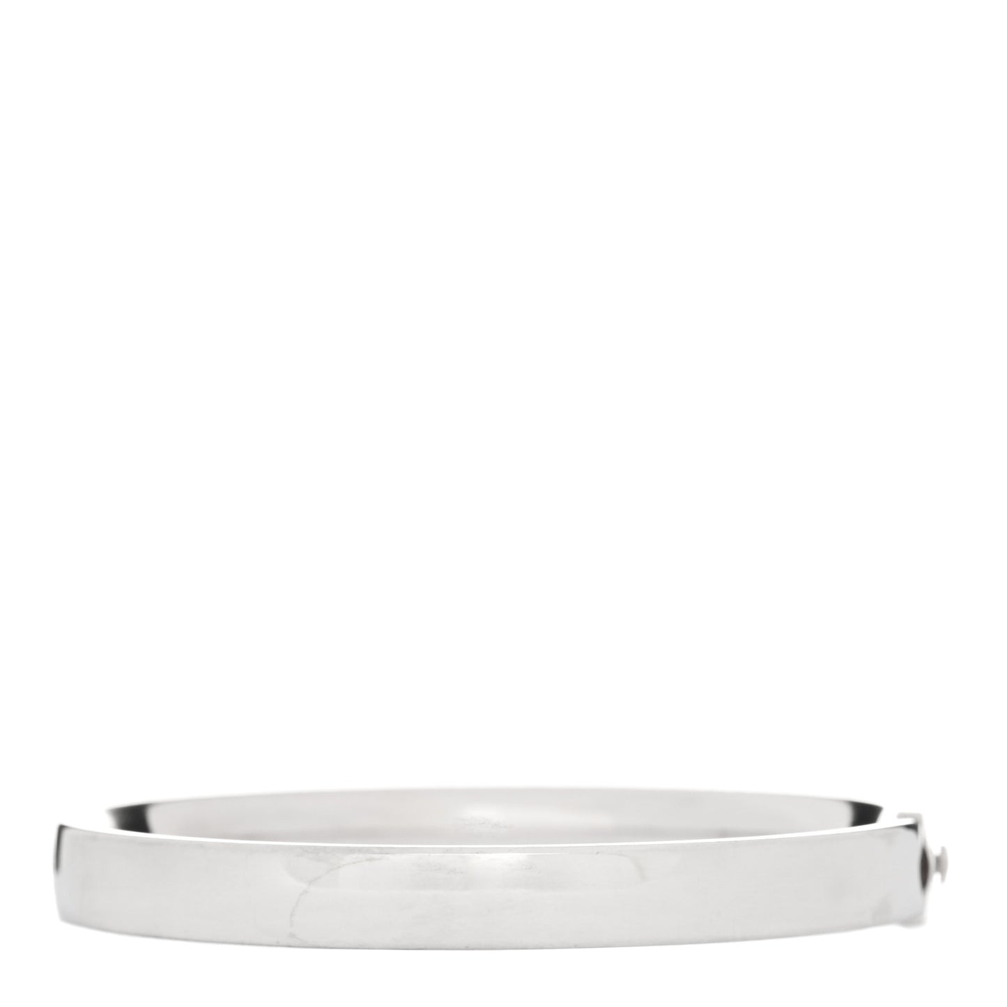 18K White Gold Diamond Metro Five-row Hinged Bangle Bracelet