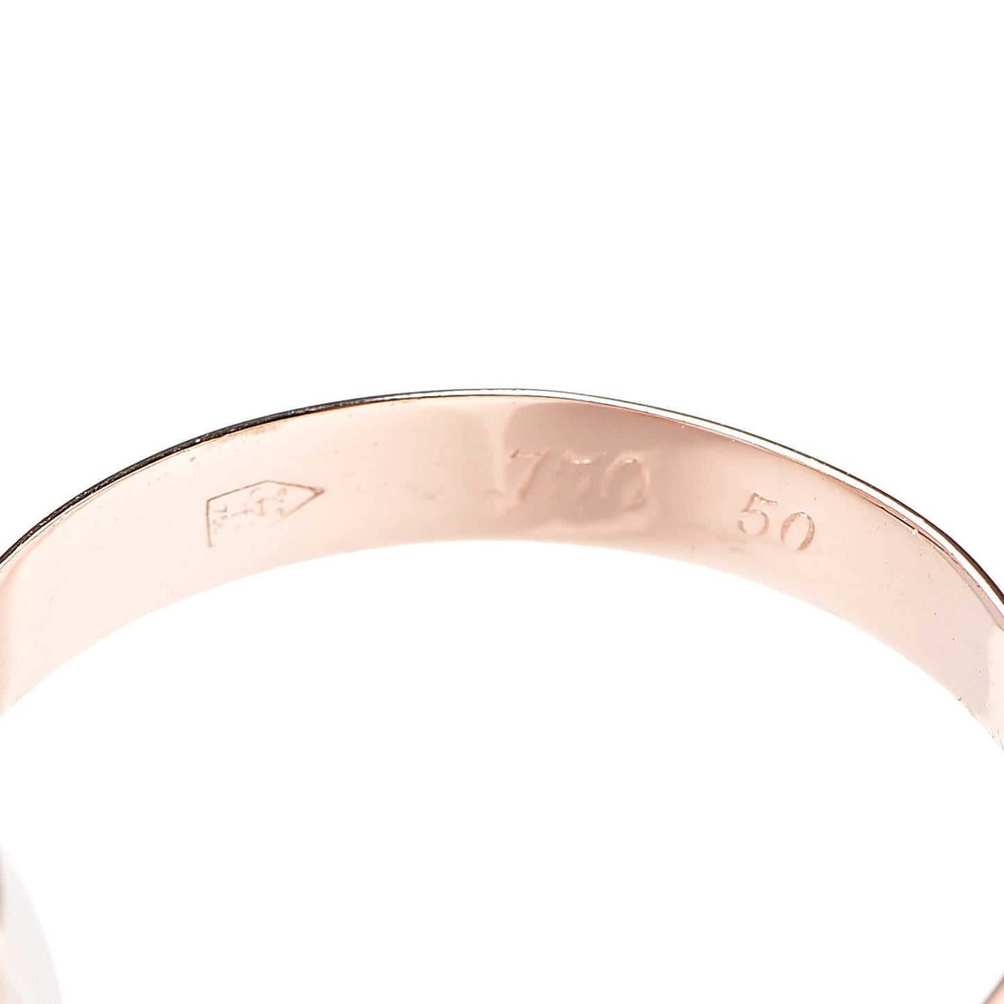 18K Pink Yellow White Gold Classic Les Must De Trinity Ring 50 5.25