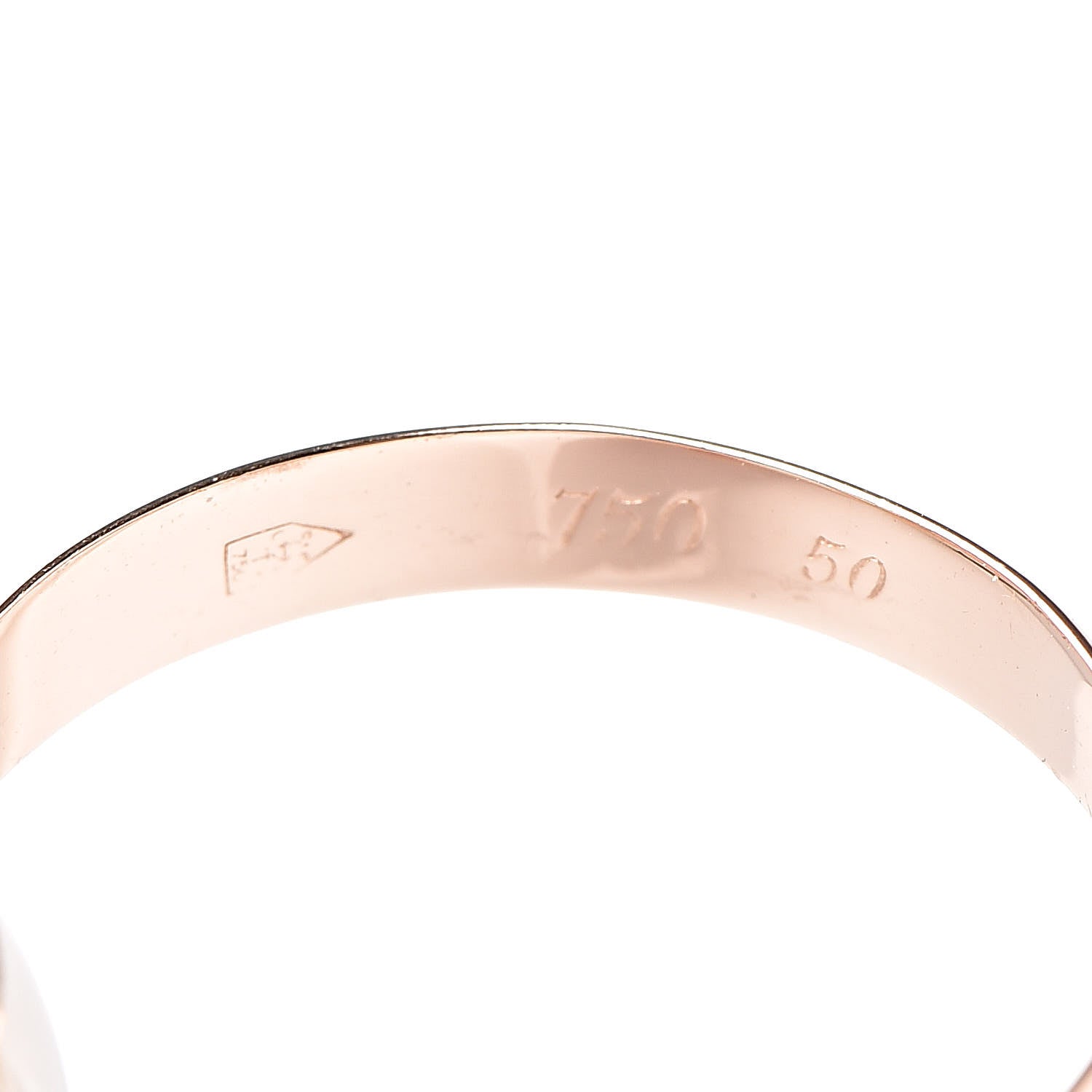 Cartier 18K Pink Yellow White Gold Classic Les Must De Trinity Ring 50 5.25 4 of 5