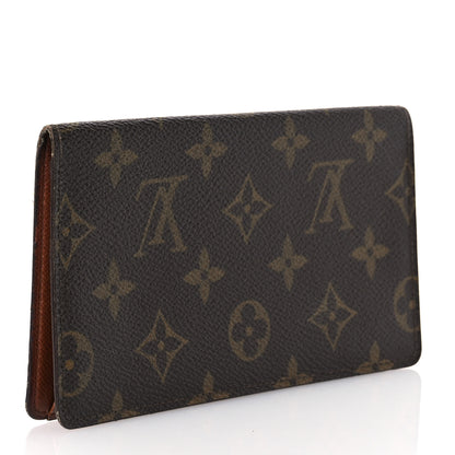 Louis Vuitton Monogram Simple Checkbook Holder Wallet Cover 3 of 11