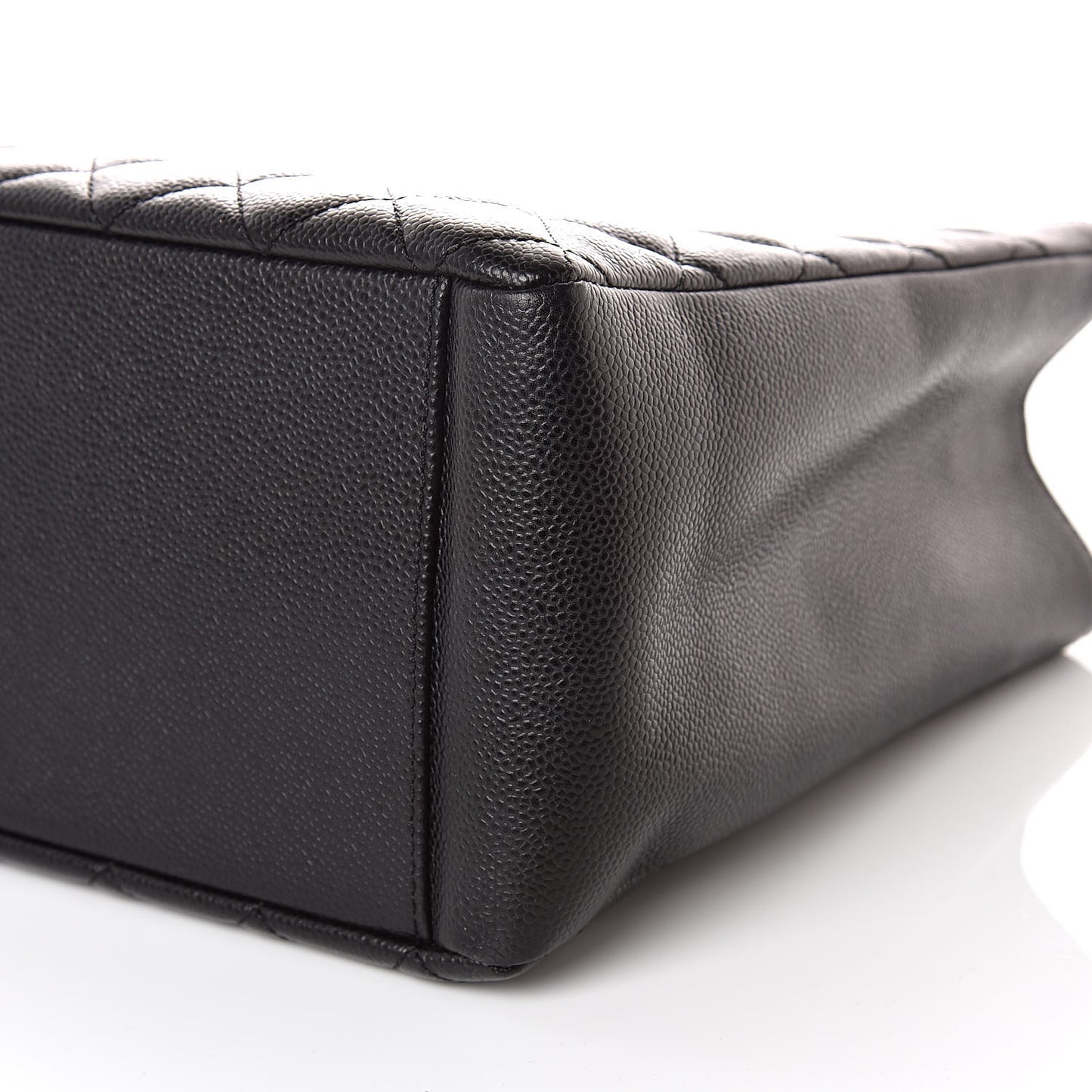 Caviar Quilted Grand Shopping Tote GST Black