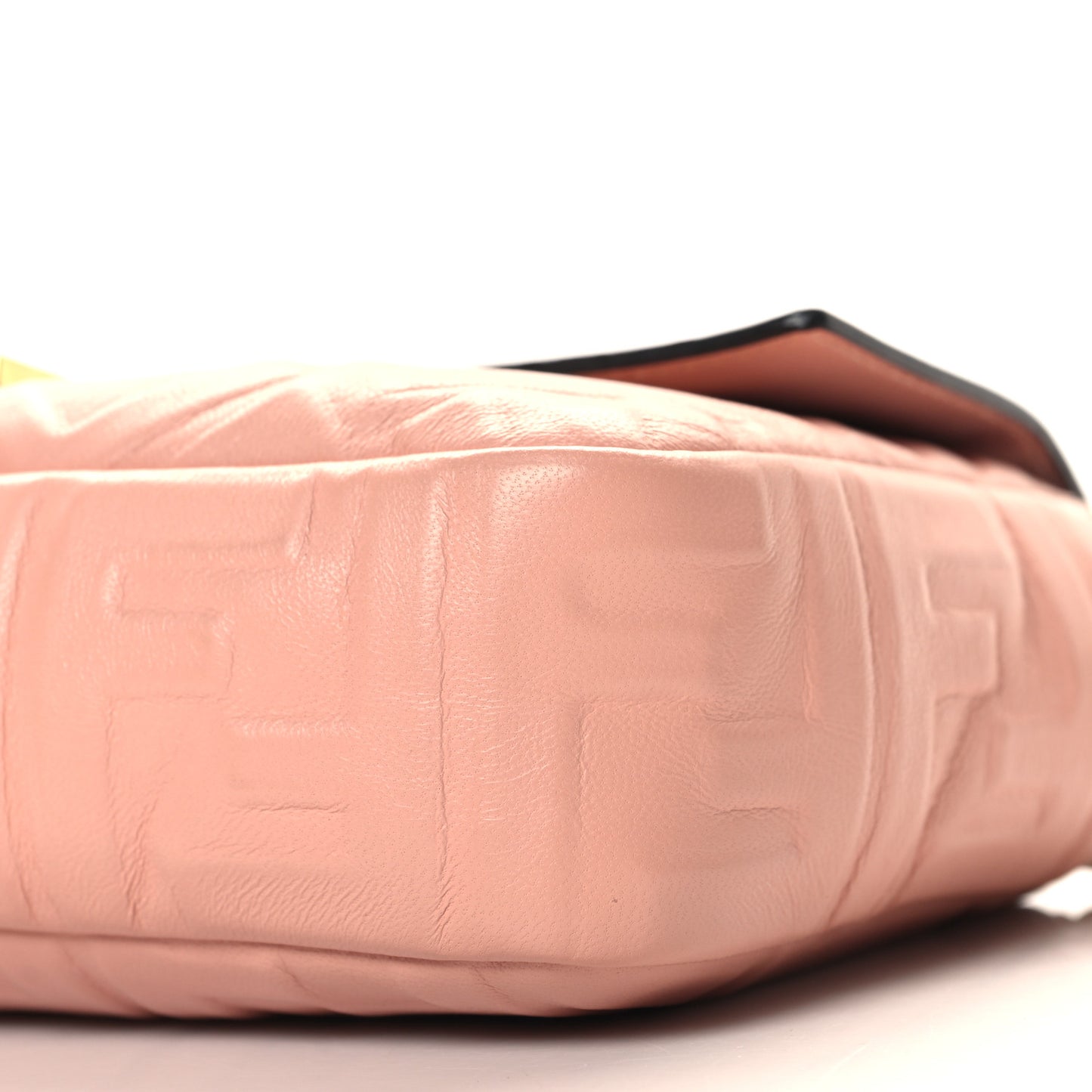Nappa FF 1974 Embossed Baguette Rosa Bourbon