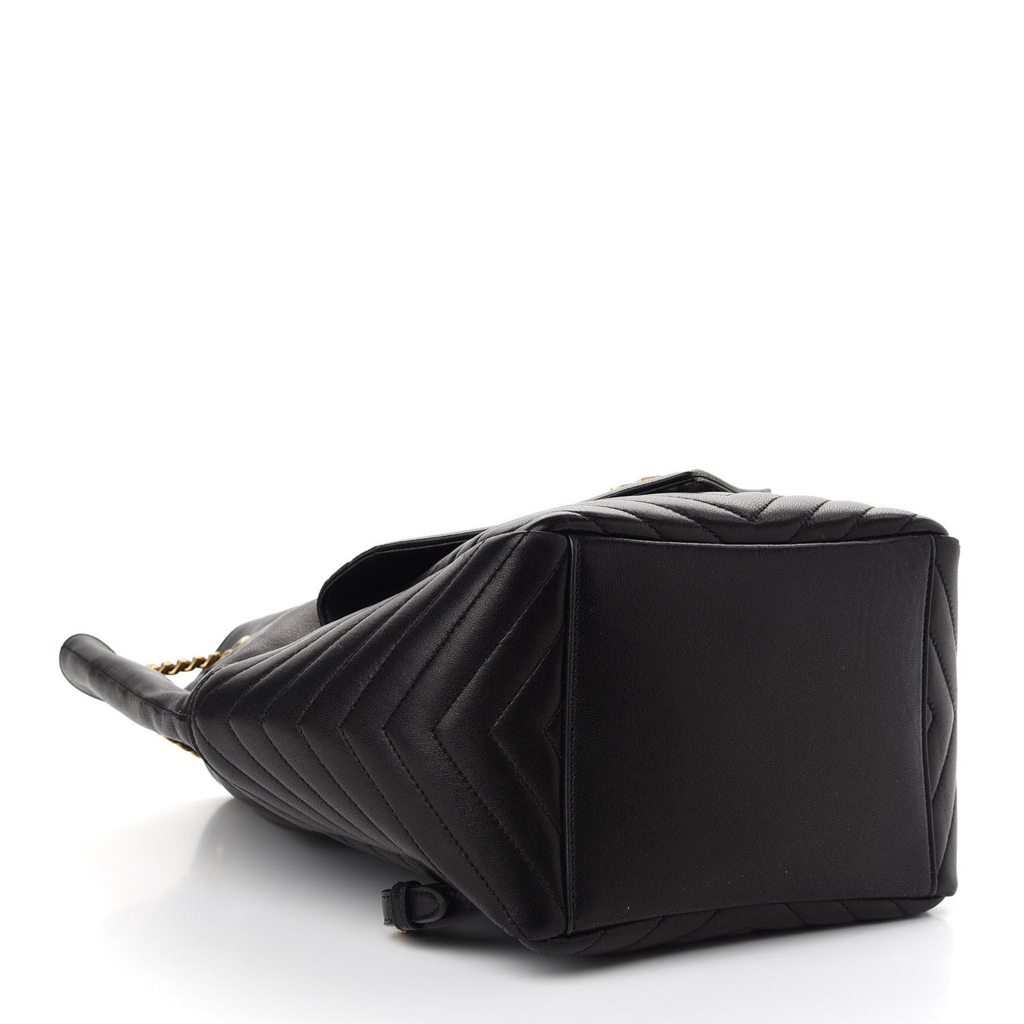 Lambskin Matelasse Monogram Joe Backpack Black