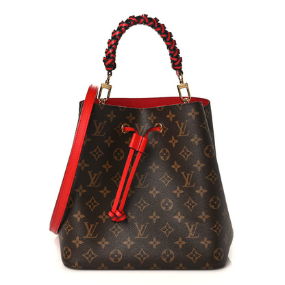 Louis Vuitton Monogram Braided Neonoe Coquelicot 1 of 10