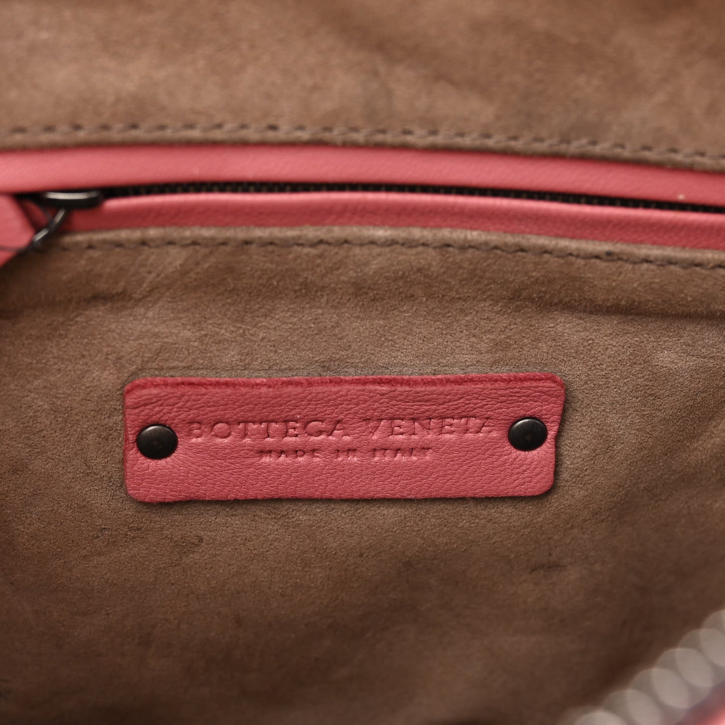 Nappa Intrecciato Nodini Crossbody Messenger Rose Pink