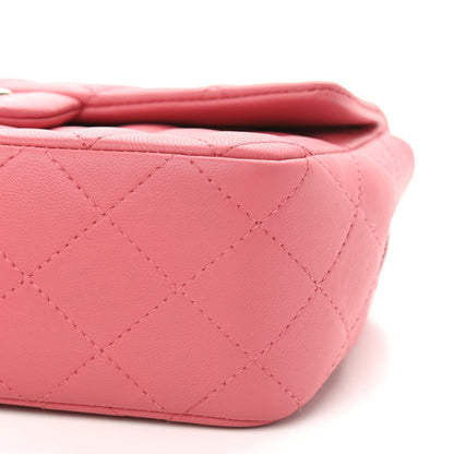 Chanel Lambskin Quilted Valentine Charms Mini Rectangular Flap Pink 9 of 9