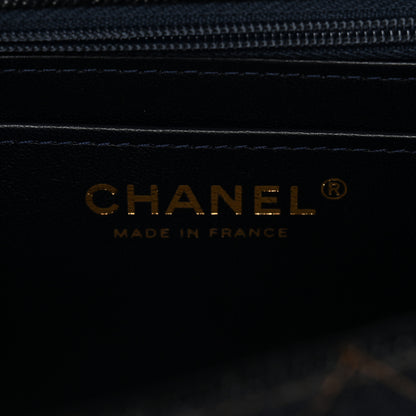 Chanel Denim Quilted Mini Rectangular Flap Dark Blue 6 of 11