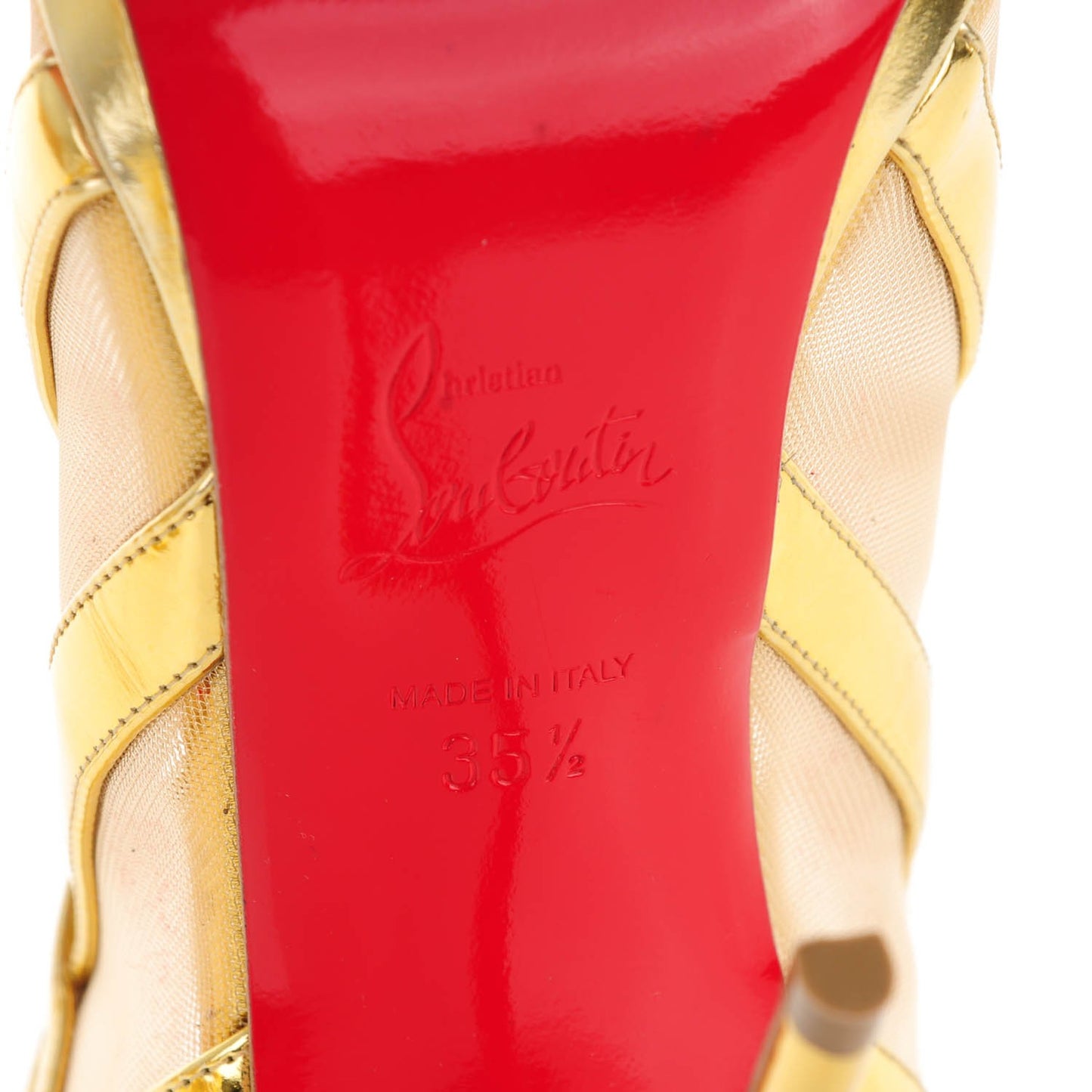Specchio Nicole K 120 Sandals 35.5 Gold