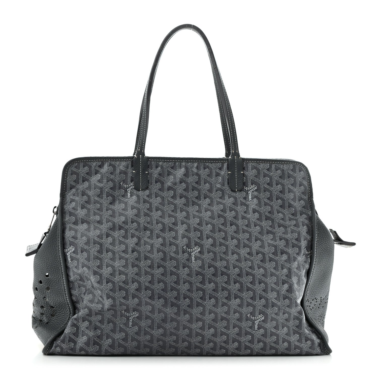 Goyard Goyardine Sac Hardy Pet Carrier PM Grey 1 of 13