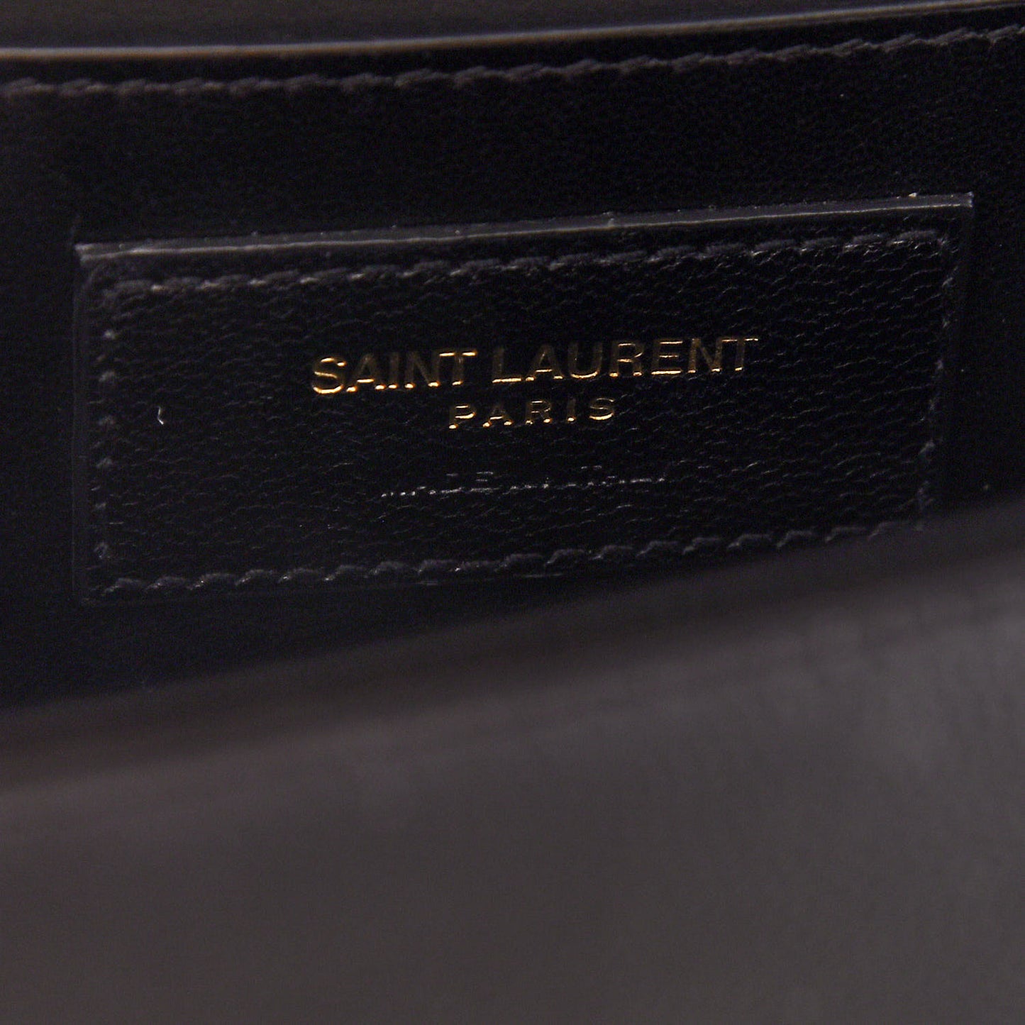 Grain De Poudre Medium Classic Monogram Kate Satchel Black