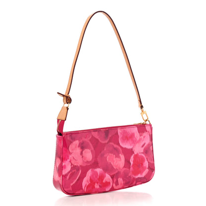 Louis Vuitton Vernis Ikat Pochette Accessories NM Rose Indien 3 of 10