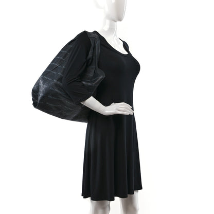 Balenciaga Agneau Arena Allover Logo Supermarket Shopper Gris Crayon 2 of 11