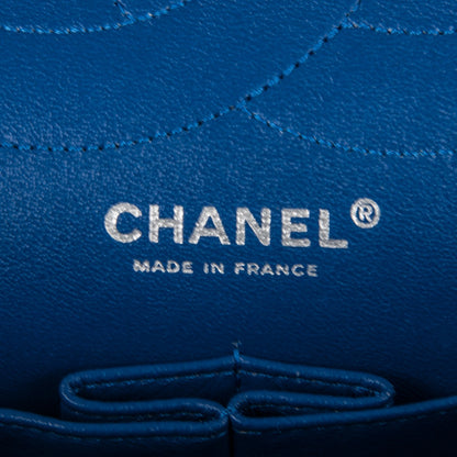 Chanel Jersey Quilted 2.55 Reissue 227 Flap Blue 7 of 9