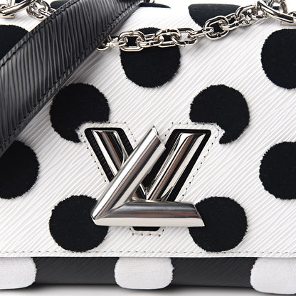 Louis Vuitton Epi Polka Dots Twist Shoulder Bag PM White Black 10 of 11