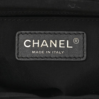 Chanel Calfskin Chevron Quilted Small Urban Spirit Backpack Black 6 of 15