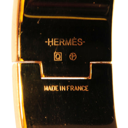 Hermes Enamel Wide Clic Clac H Bracelet PM Rose Poudre 4 of 6