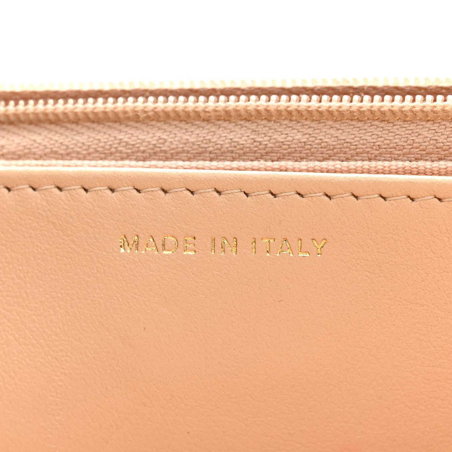 Chanel Caviar Quilted Wallet On Chain WOC Beige 7 of 13