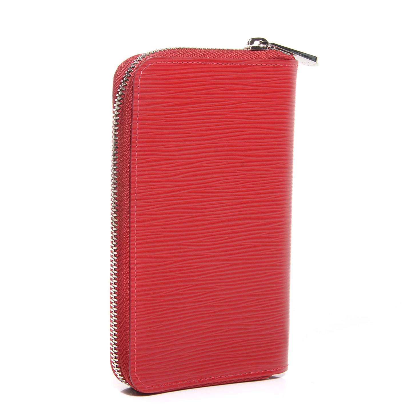 Epi Zippy Compact Wallet Carmine