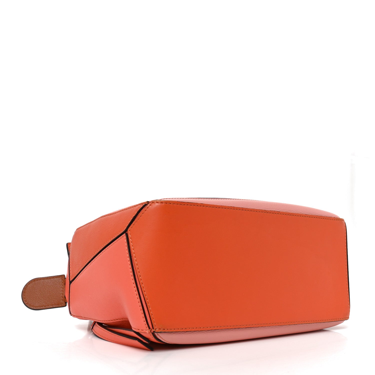 Loewe Calfskin Small Puzzle Bag Orange Tan Pink 4 of 8