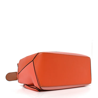 Loewe Calfskin Small Puzzle Bag Orange Tan Pink 4 of 8