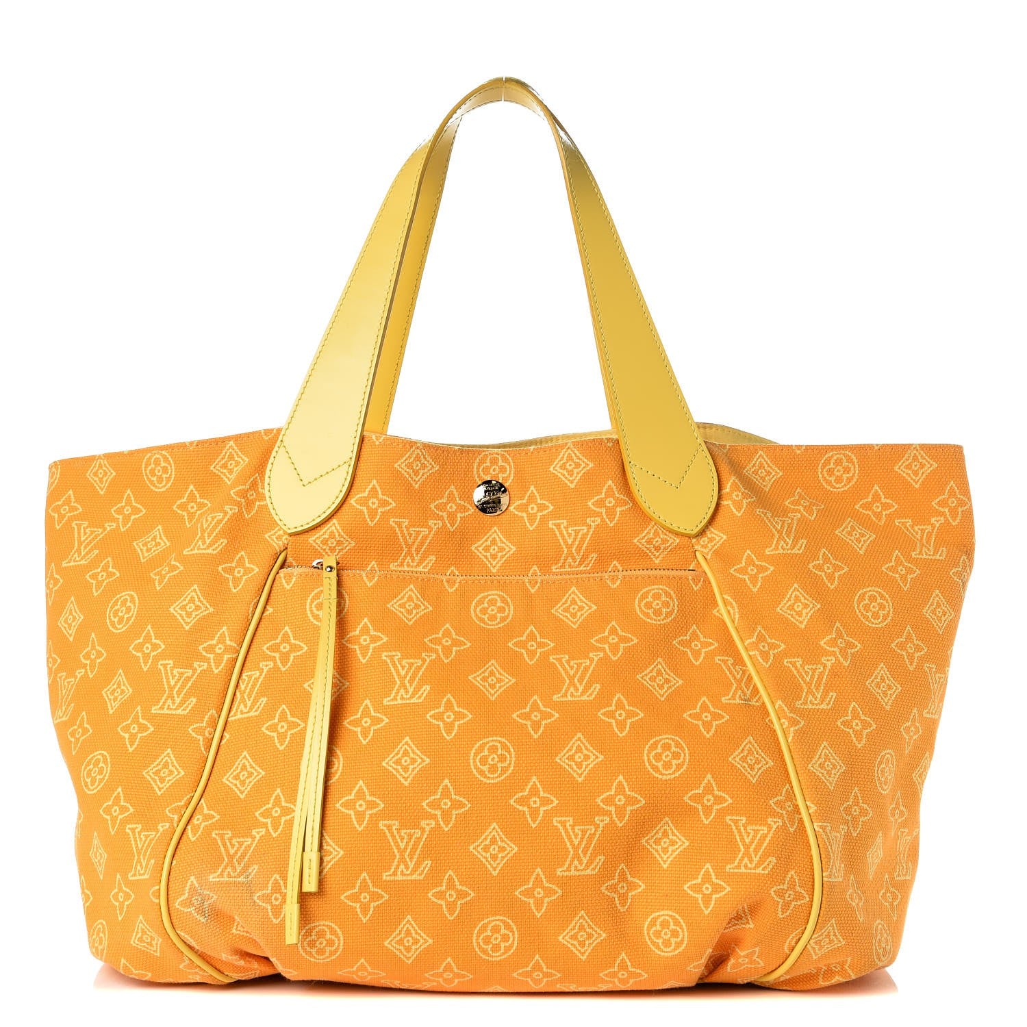 Louis Vuitton Cabas Ipanema GM Yellow 3 of 18