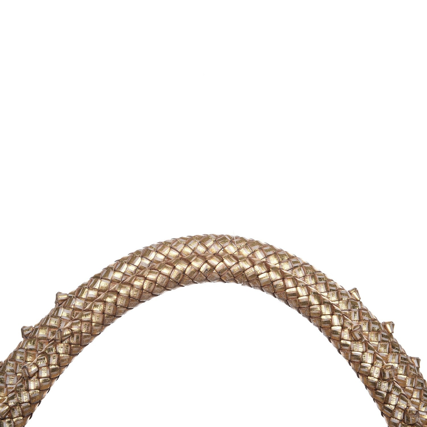 Fendi Nappa Nuvolata Bimetal Spy Oro Argento 13 of 13