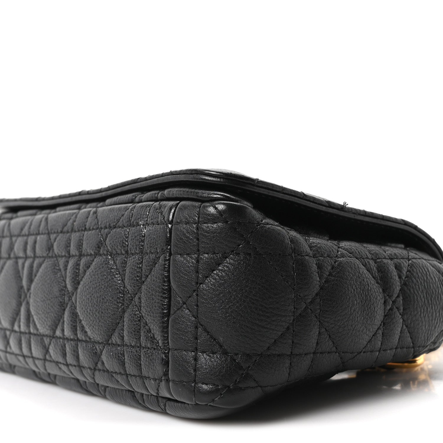 Christian Dior Calfskin Cannage Small Caro Bag Black 9 of 10