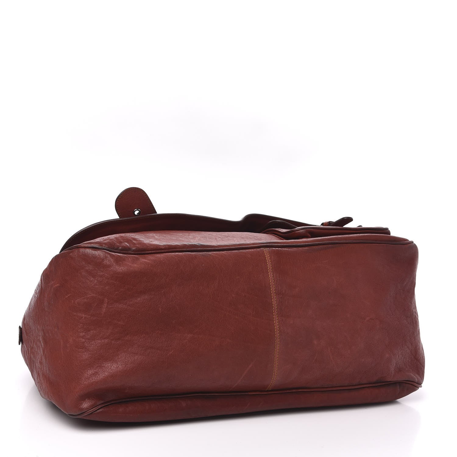 Christian Dior Calfskin Medium Gaucho Double Saddle Bag Red 3 of 14