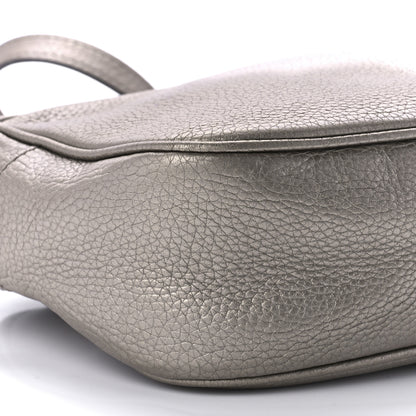 Gucci Metallic Pebbled Calfskin Small Soho Disco Bag Golden Beige 11 of 14