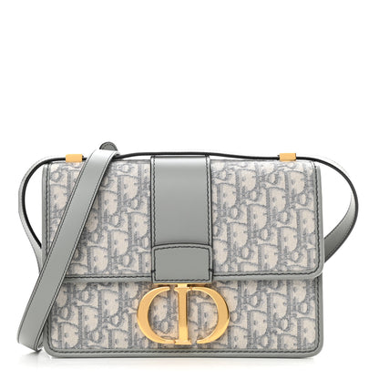Christian Dior Oblique 30 Montaigne Flap Bag Grey 1 of 7