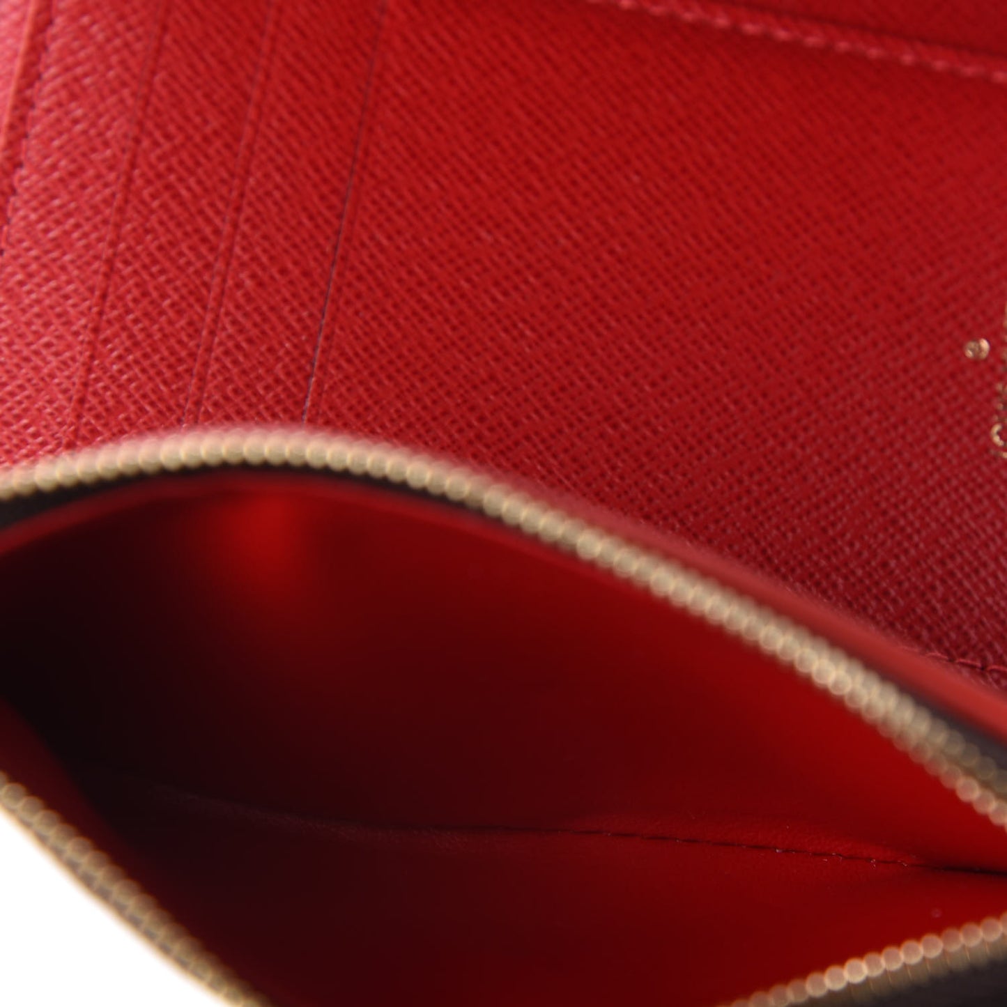 Damier Ebene Victorine Wallet Red