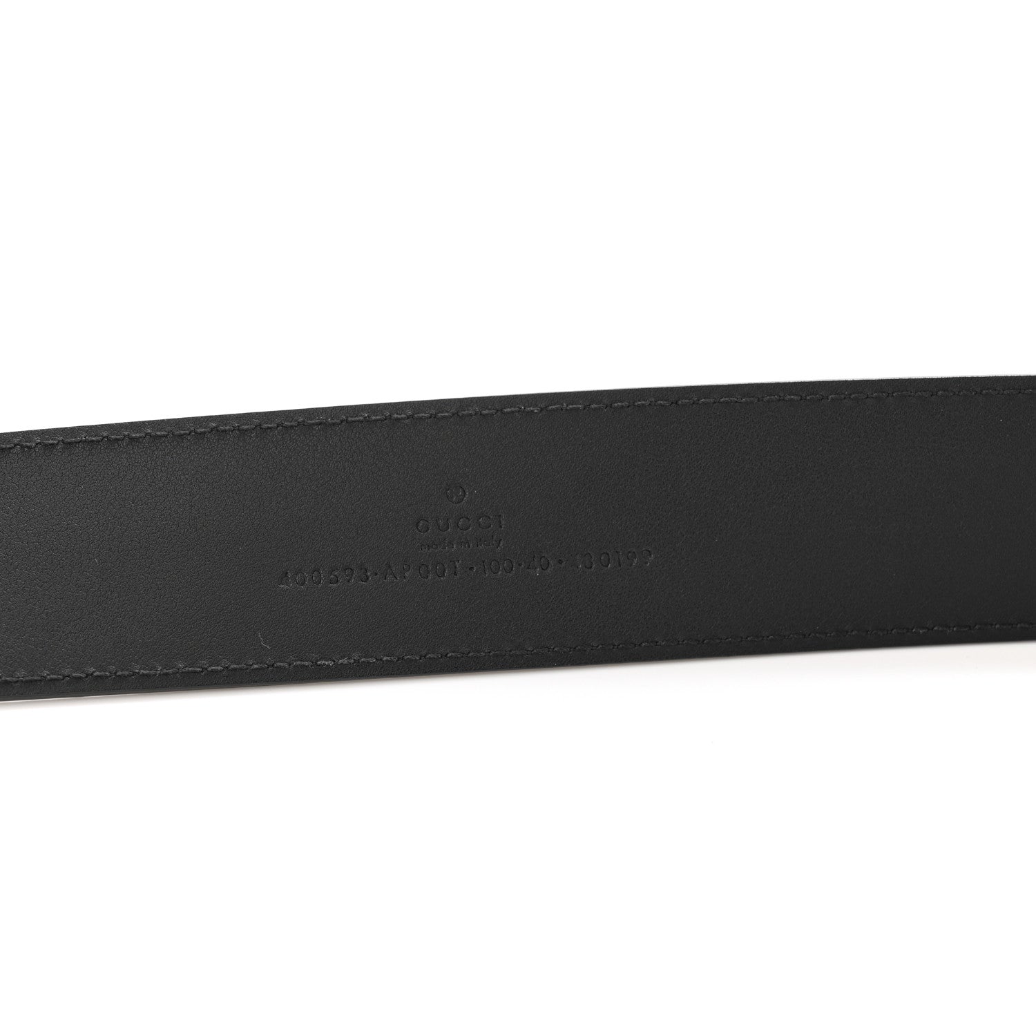 Gucci Calfskin Double G 40mm Belt 100 40 Black 5 of 7