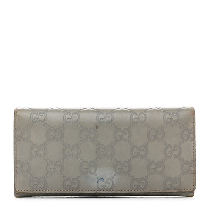 Gucci Guccissima Continental Flap Wallet Grey 1 of 11