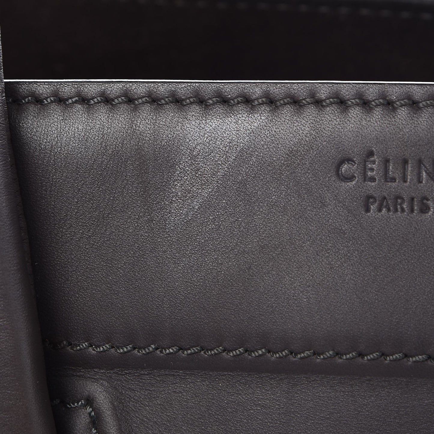 Smooth Calfskin Medium Phantom Luggage Grey